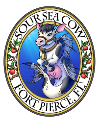 Sour Sea Cow Logo - MerCow
